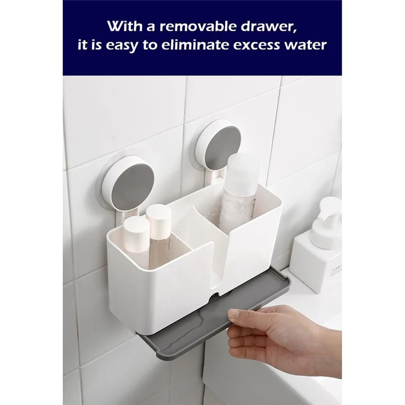 ABLK Łazienka Kuchnia Montowany na Ścianie Elektryczny Elektryczny Golarka do Zębów z Uchwytem na Główkę Szczoteczki Krem do Golenia i Tacka do Odprowadzania Pasta do Zębów