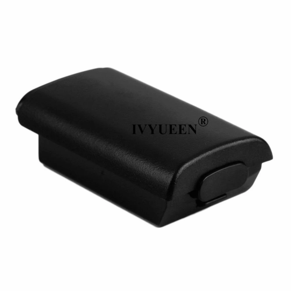 IVYUEEN 100 Pcs Black White for Xbox 360 Wireless Controller AA Battery Back Battery Pack Cover Replacement Housing Shell Case