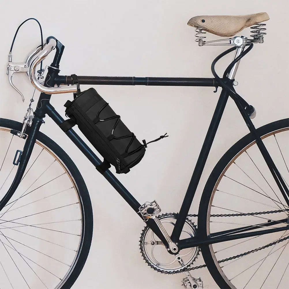 

2Pcs Waterproof Motorcycle Front Bag Handlebar Travel Pouch for Road Mountain Bike Tool Storage with Reflective Strips Quick