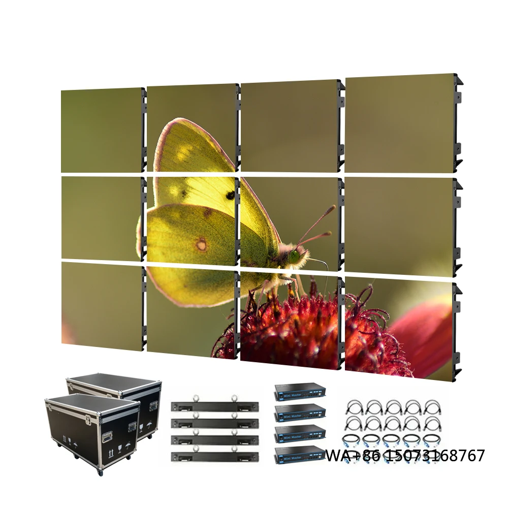 

P2.6 P2.9 P3.91 Full Color Hd Commercial Outdoor Indoor 500*500mm Stage Led Screen Video Wall Portable Rental LED Panel Display