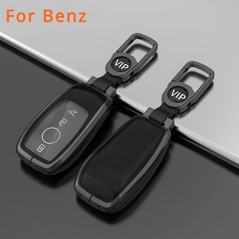 

Car Key Case Cover Shell for Mercedes Benz E C S GLC Class E200 E400 E63 W213 S550 S560 C260 A200 Keychain Key Bag Accessories