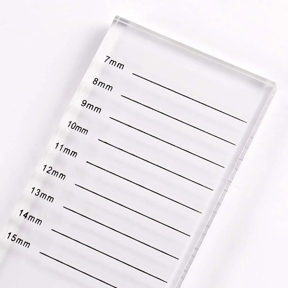 Eyelash Holder Eyelash Extension Shelf Lashes Glue Cap Lashes Glue Pallet False Lash Tile Fake Eyelash Tray Clear Eyelash Plate