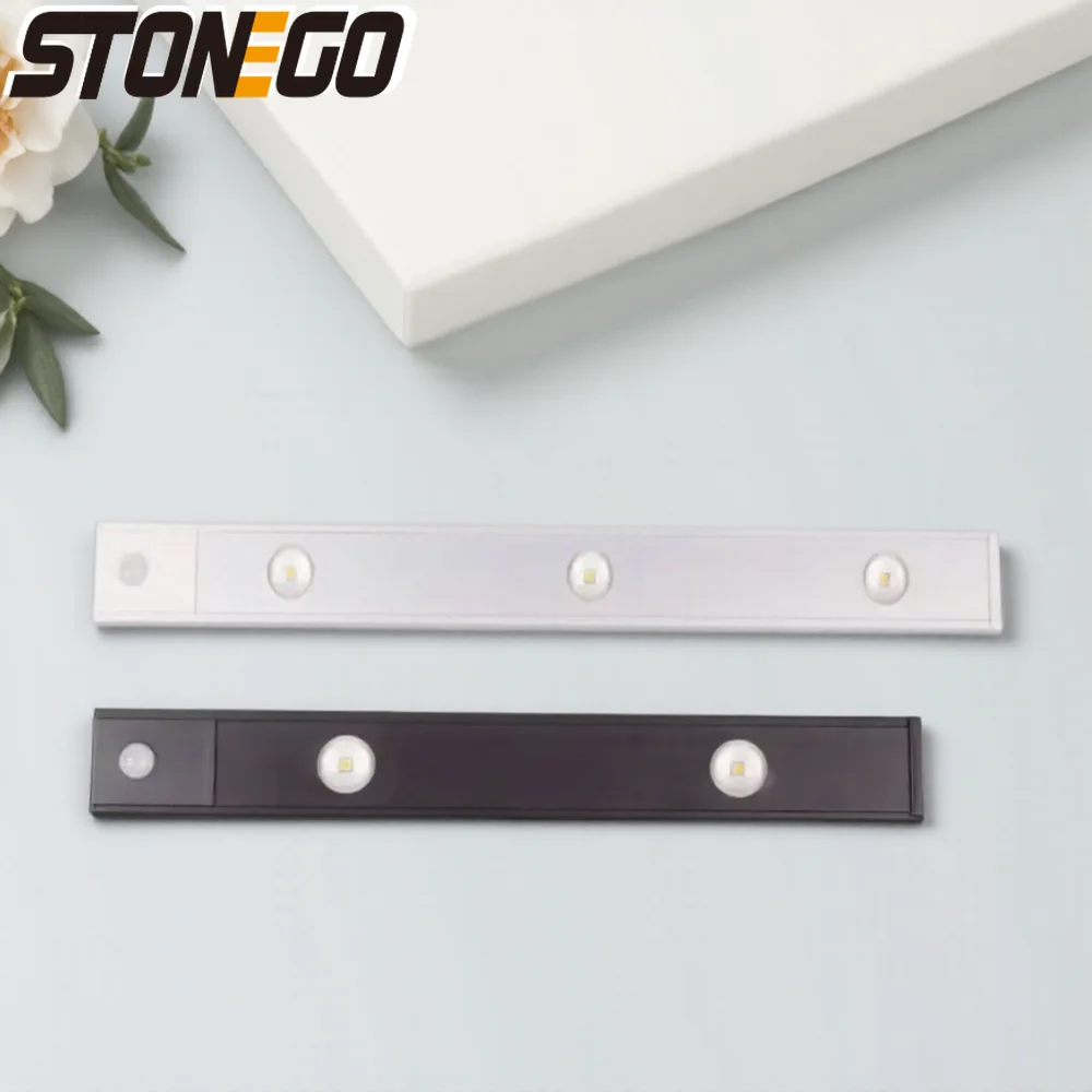 

Перезаряжаемый светодиодный светильник с датчиком движения, беспроводное освещение для шкафов, домашнего гардероба, винного хранилища, обувного шкафа