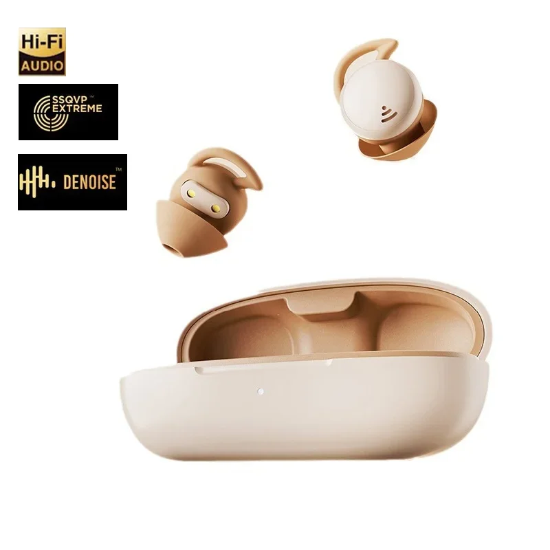 

TWS Sleep Headphones Bluetooth Invisible Wireless Mini Earphone Hidden Earbuds in-Ear Headset with Microphones Clear Calls Gift