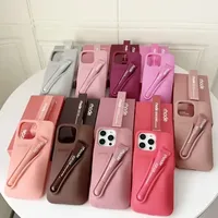 Luxury Rhode Lipstick Holder Silicone Case For IPhone 16E 16 15 14 13 12 11 Pro Max With Box Lip Gloss Holder Protect Cover