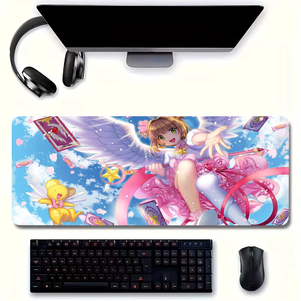 Magic C-Circle Card Captor Sakura Mousepad Non-slip Suitable For Office Computers Laptops E-sports Game Desk Mats XXL Keyboard