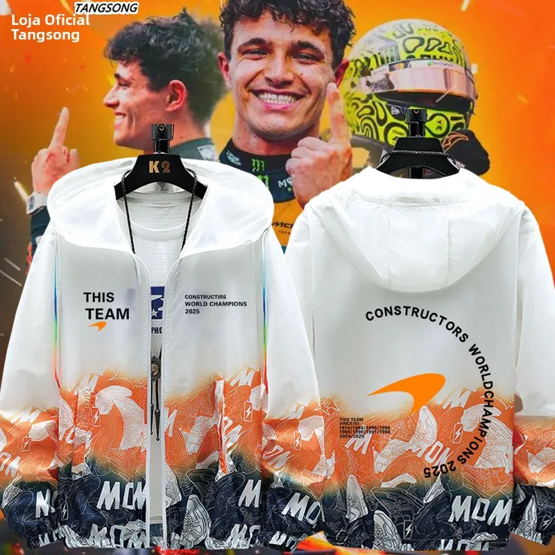 2026-新しいマクラーレン-f-チームチャンピオンシップ優勝超薄型日焼け防止服メンズアウタージャケットルーズフィットフード付きジッパー