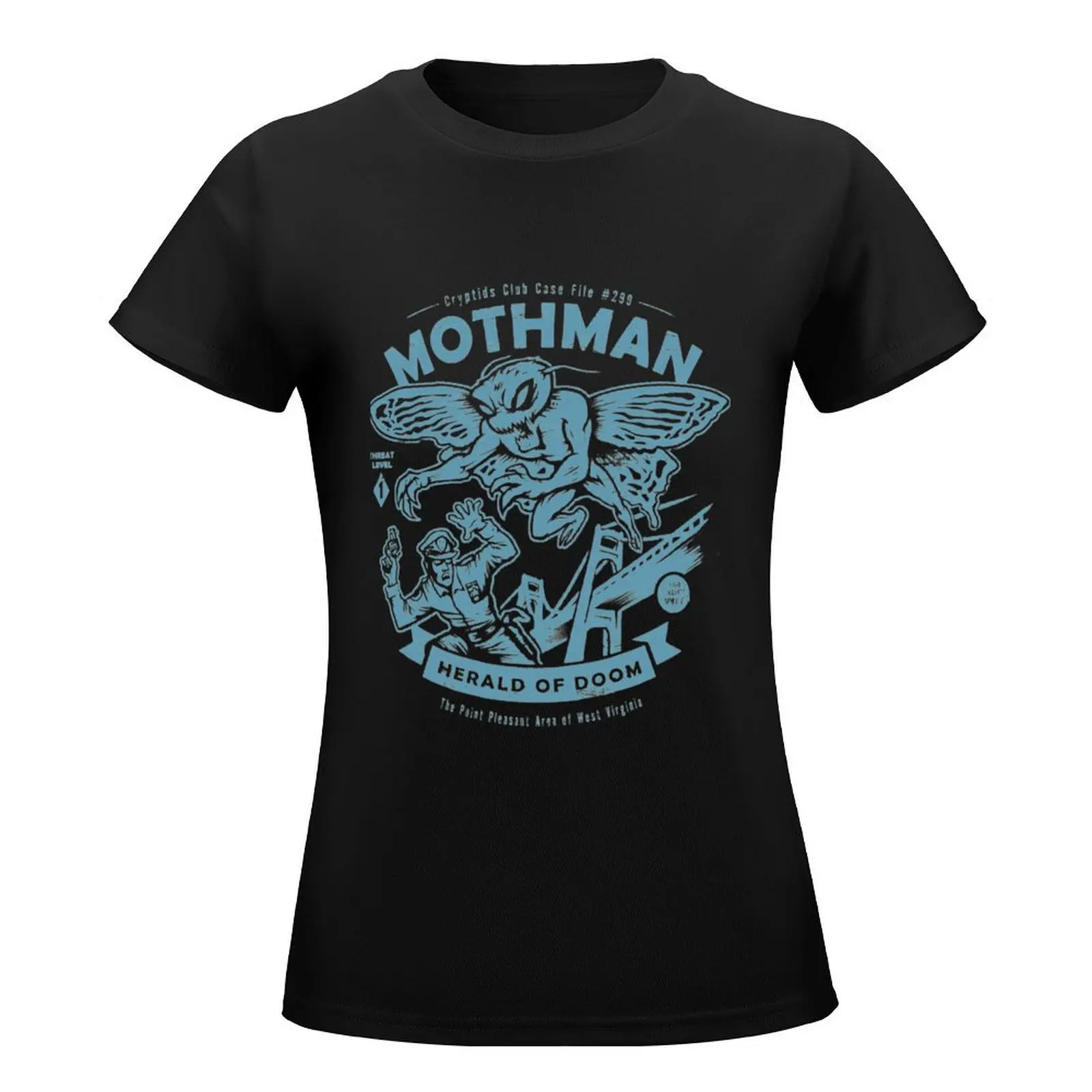 Mothman T-Shirt Female clothing heavyweights funny tight shirts for Women