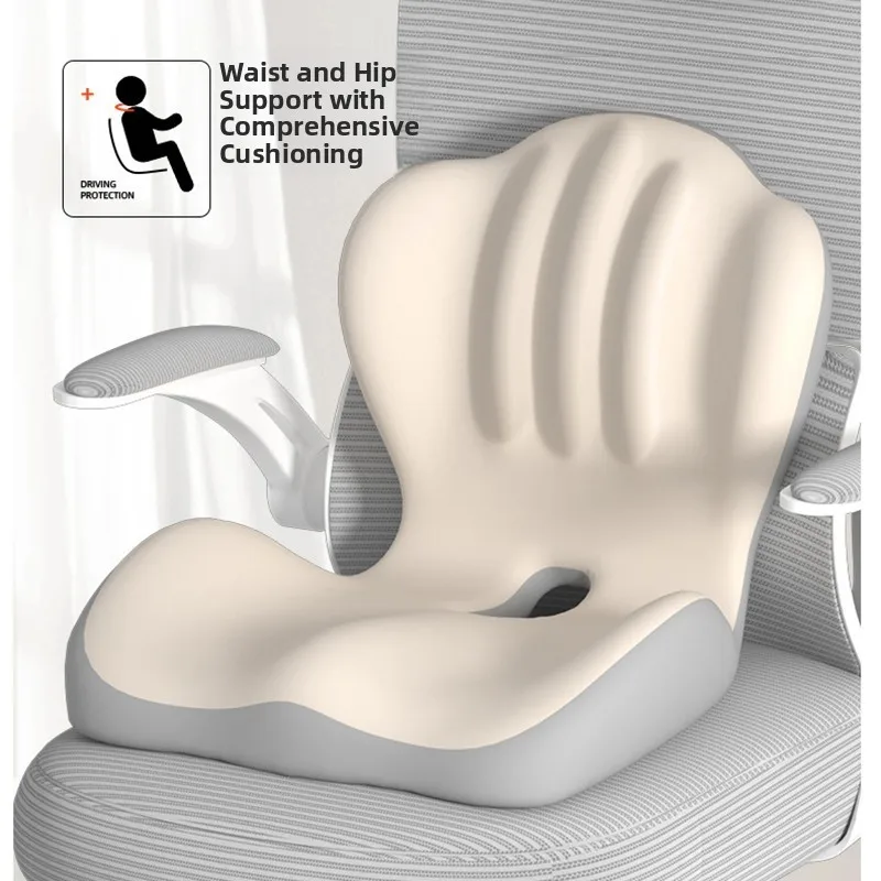 Office  Cushion Back Support Tailbone Pressure Relief  Chair Pad Long Sitting Not Tired Ass Enhancing Pad