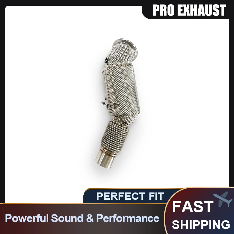 

PRO Ecnal for BMW F22 F23 220i 225i 235i B48 2.0T Stainless Steel Sports WITH HEAT SHIELD Downpipe