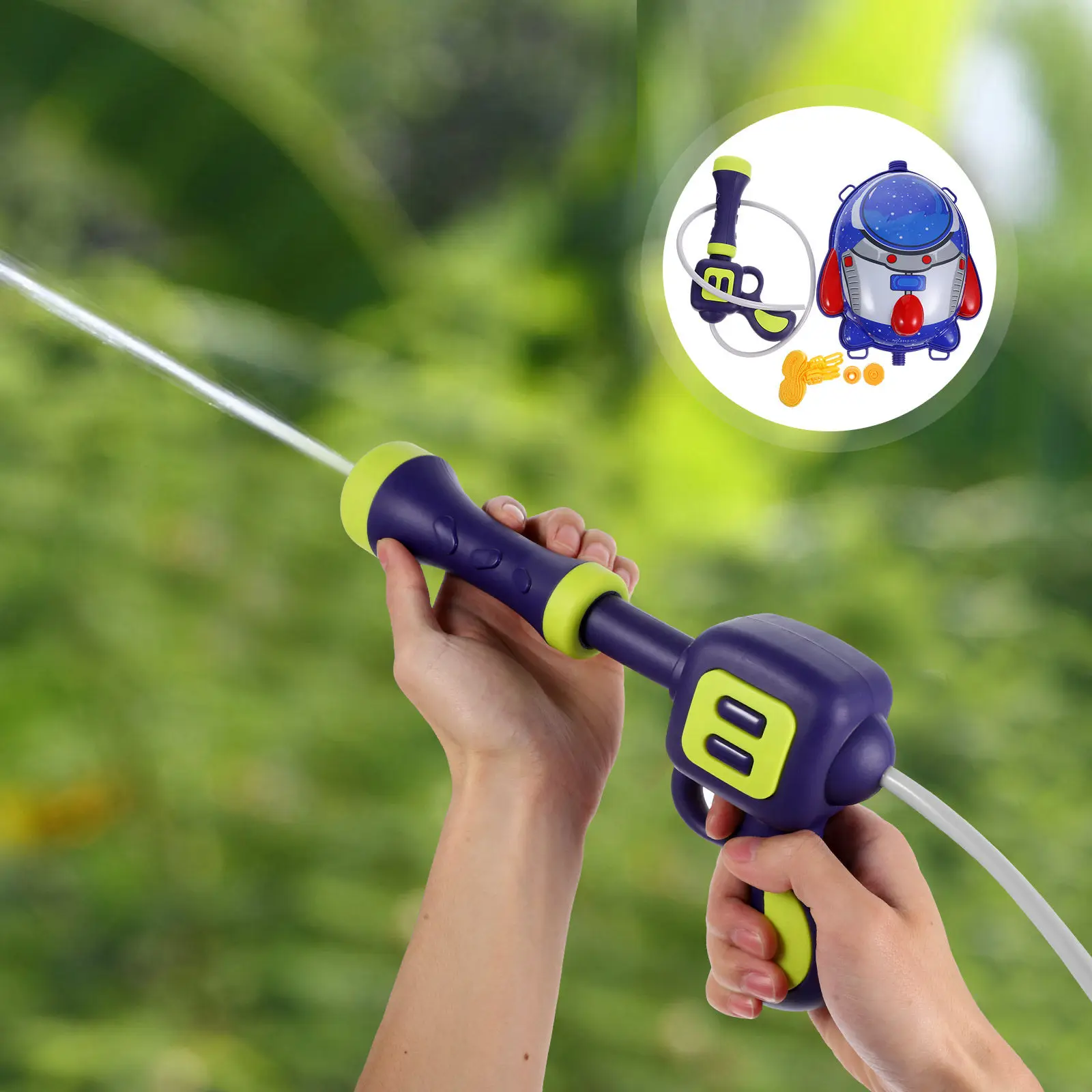 1set-adjustable-strap-backpack-water-gun-cute-cartoon-pattern-lightweight-comfortable-for-children-swimming-pool-beach-vacation