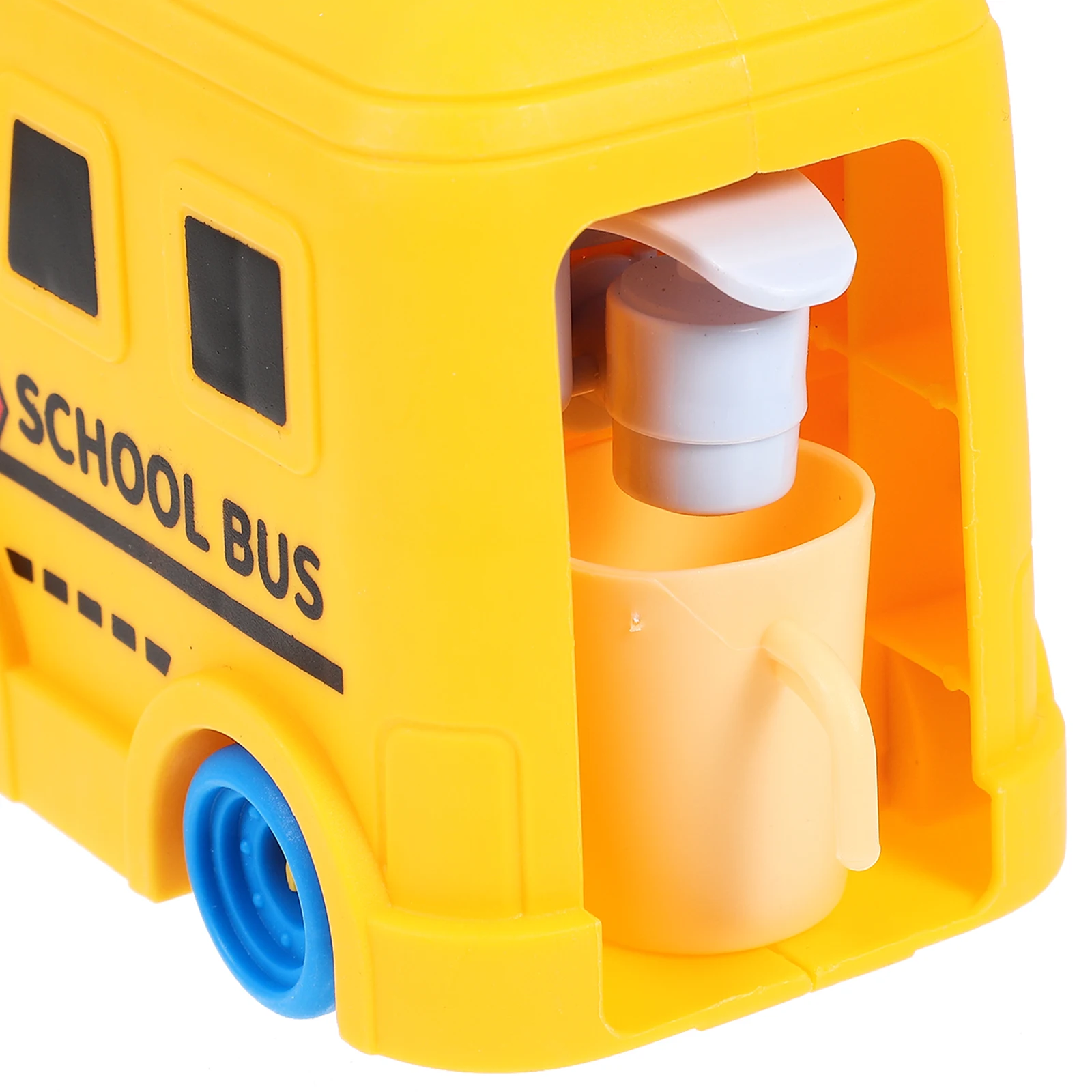 

Water Dispenser Toy for Kids Small Kitchen Mini Tiny Toys School Bus Children's