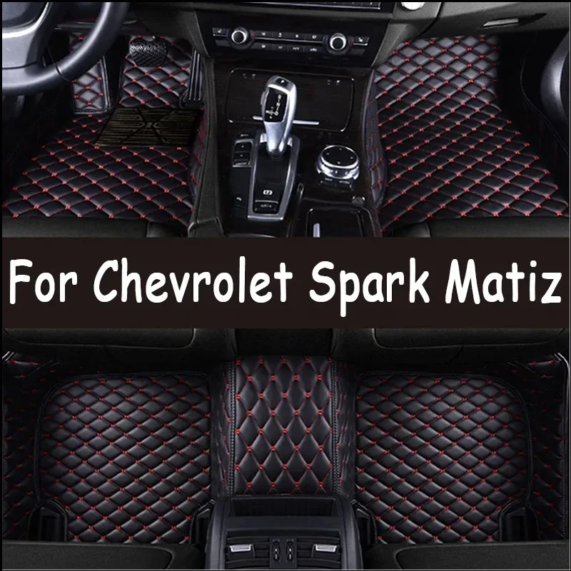 

Custom Car Floor Mats For Chevrolet Spark Matiz Auto Carpets Foot Coche Accessorie 0530