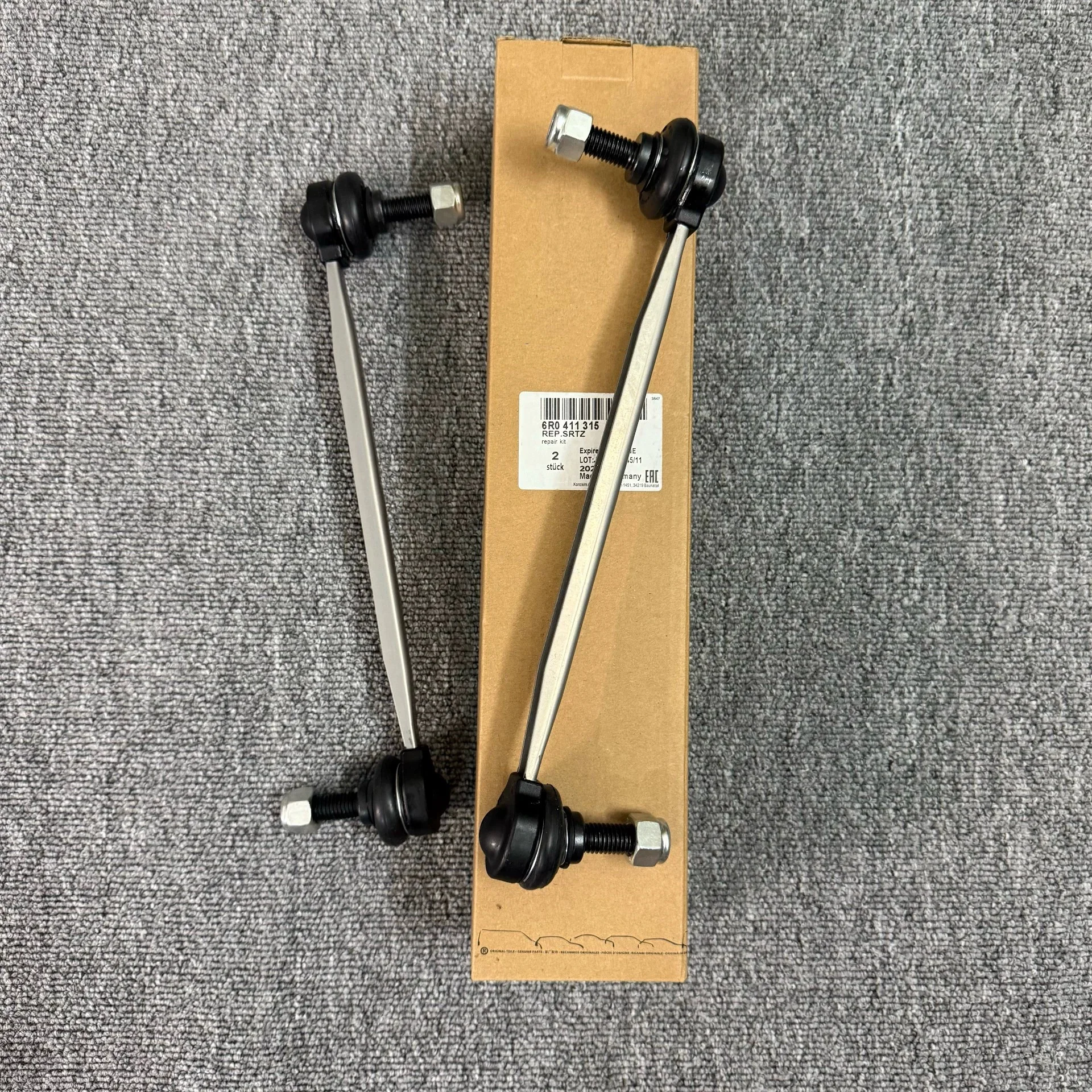 6R0411315 2PC  new original Front Stabilizer Link Ball Head for VW Polo Skoda Fabia for Audi A1 SEAT Toledo Ibiza 6Q0411315
