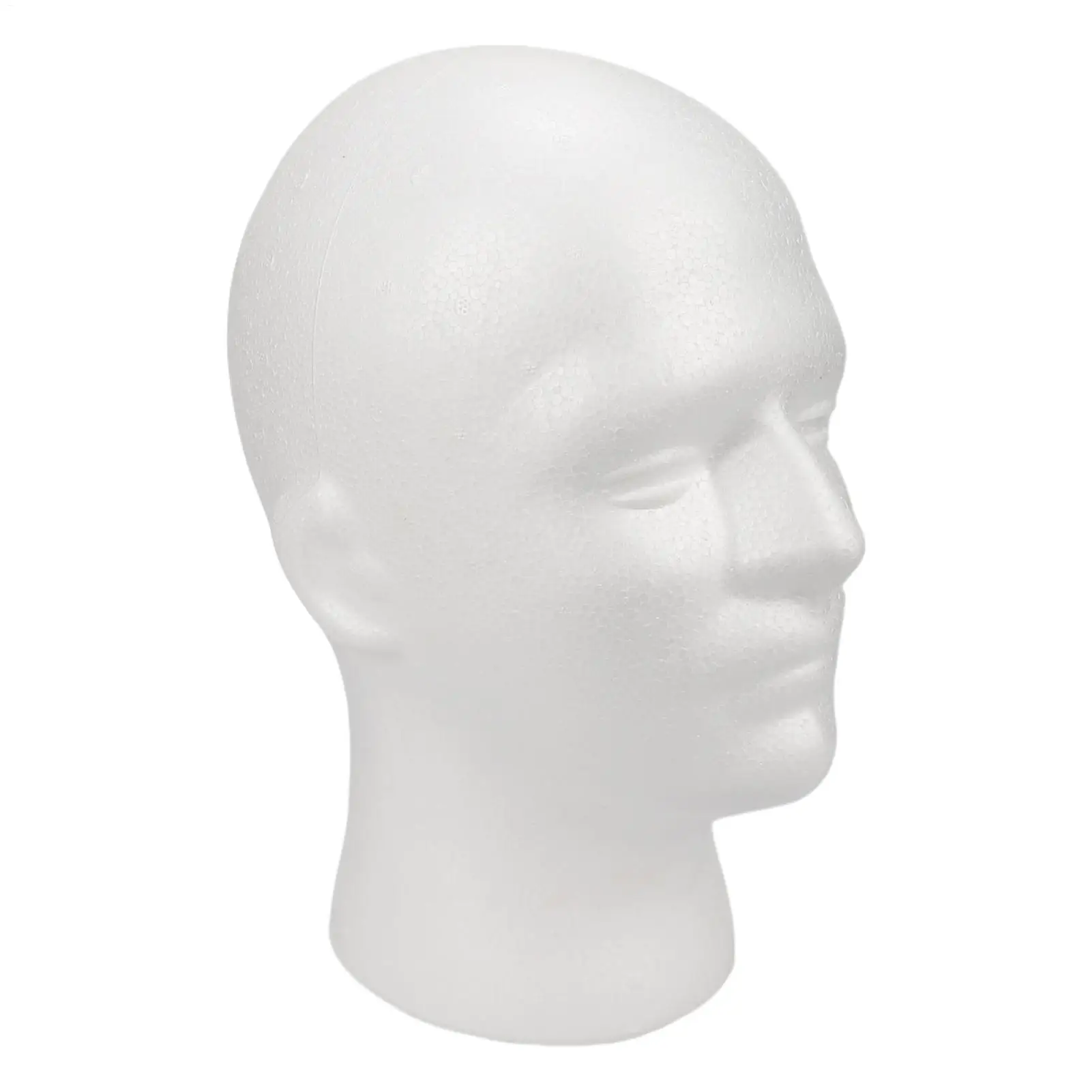 Foam Mannequin Head Display Stand for Hats, Glasses and Wigs