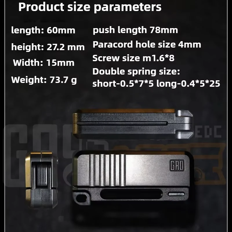Gewehr der 5. Generation, mechanisch, magnetisch, EDC, Fingerspitze, Metall, Push-Karten, Dekompression, Desktop-Spielzeug, Geschenk