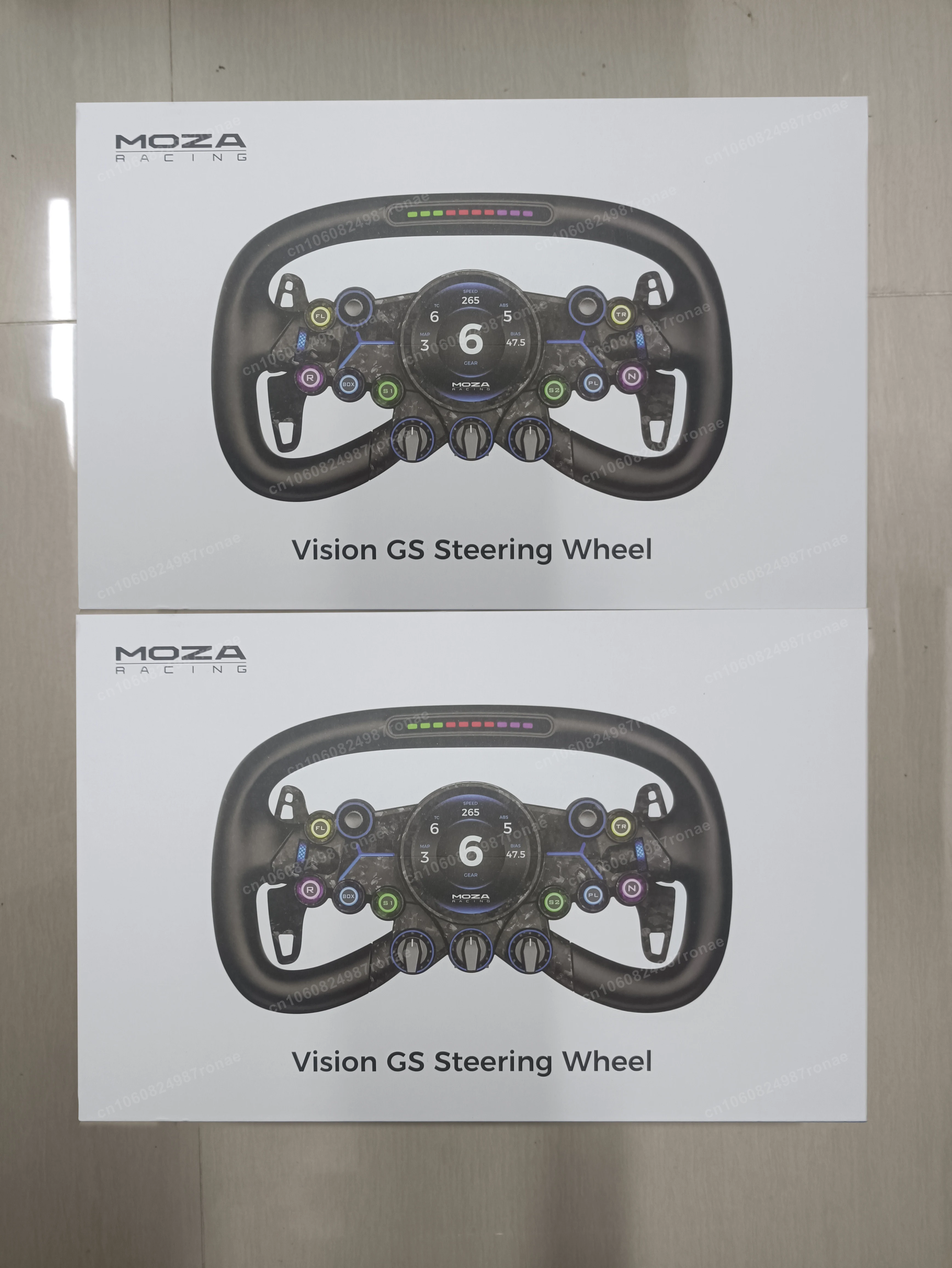 MOZA racing Vision GS Formula steering wheel  F1 24 Racing Simulator Game Equipment VGS Steering Wheel