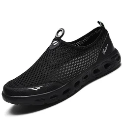 2024 Men Aqua Shoes Men Outdoor Hiking Shoes Breathable Slip-On Outdoor Sneakers For Man Trekking Trail Men Water Shoes