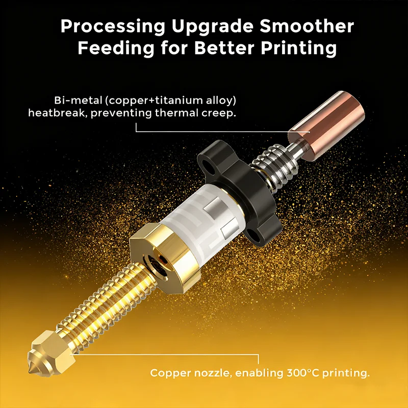  Creality Ender 3 V3 KE Hotend-Kit 300 ° C Keramik-Heizblockdüse 60 W, hohe Wärmeleitfähigkeit für Ender 3 V3KE Hotend – Detail 3