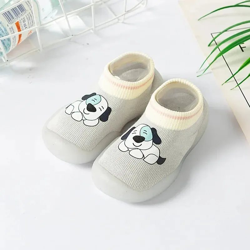 Baby Toddler Shoes Baby Soft Bottom Spring and Summer Indoor Breathable Does Not Fall Off The Fall Floor Socks Sandals