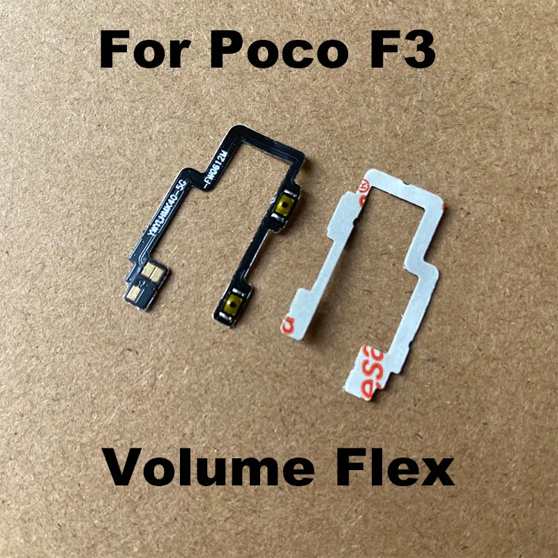 For Xiaomi Poco F3 Volume Button Flex Cable Side Key Switch ON OFF Control Button Replacement image 2