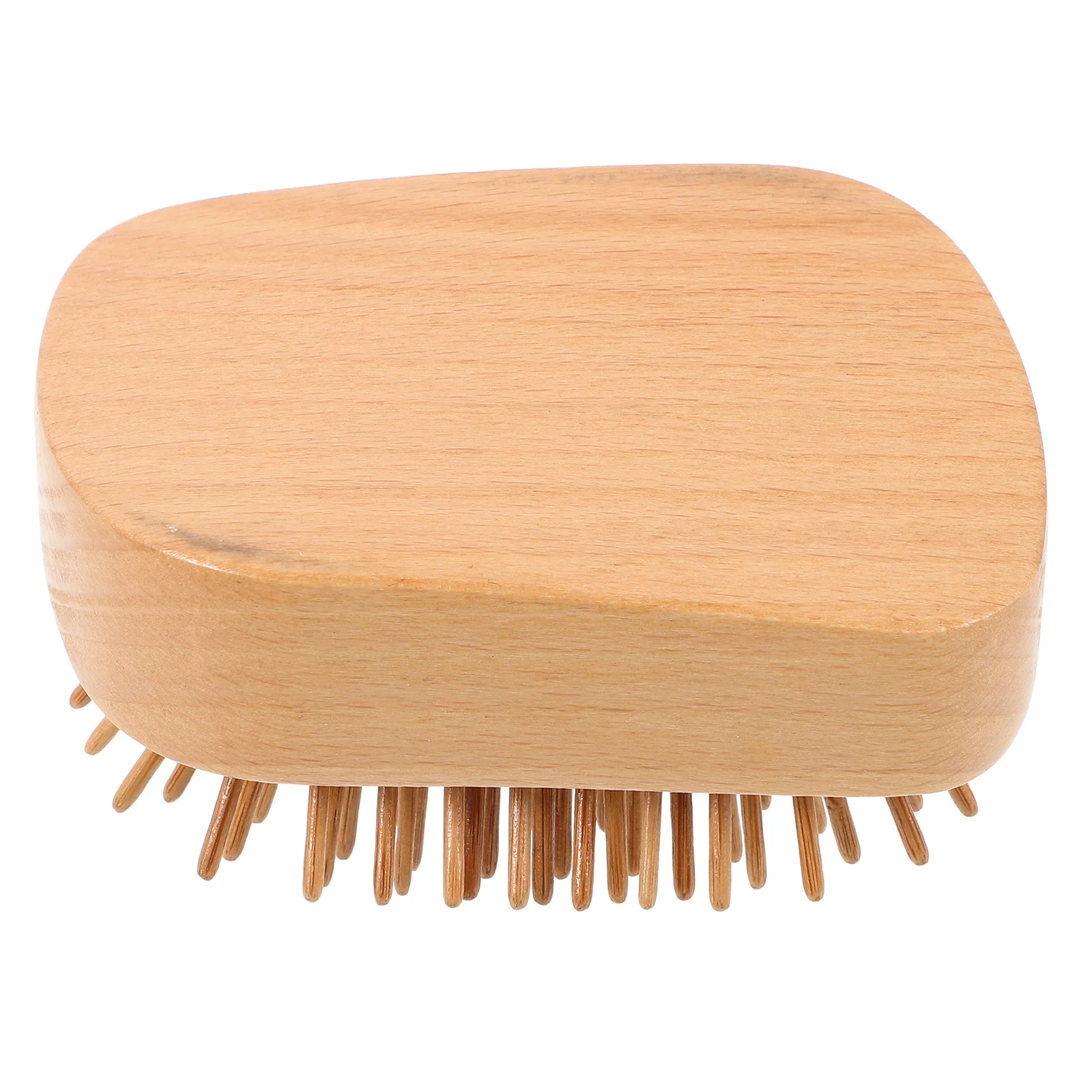 

Pneumatic Cushion Hair Brush Smooth Detangling Wood Needle Scalp Massage Styling Tool For Women Thin Dry Hair