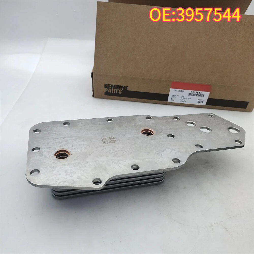 

For 3957544 6BT Diesel Engine Oil Cooler Core With Gasket For Cummins 6B 6BT 3921558