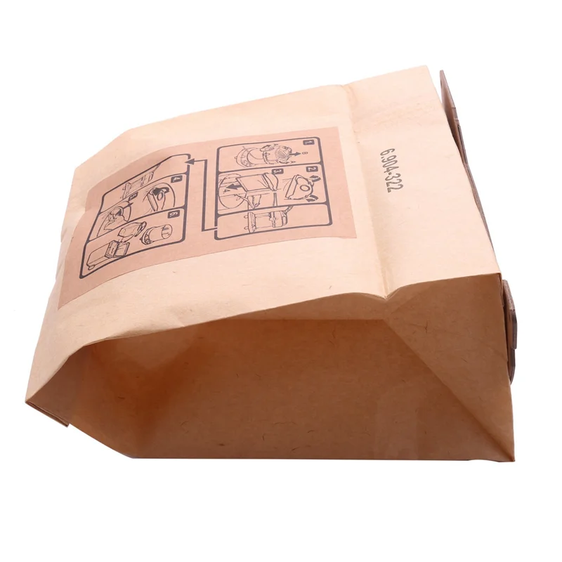 

AB47-10Pcs/Set Vacuum Cleaner Paper Garbage Dust Bags For KARCHER WD2250 A2004 A2054 MV2 Vacuum Cleaner Machine Accessory
