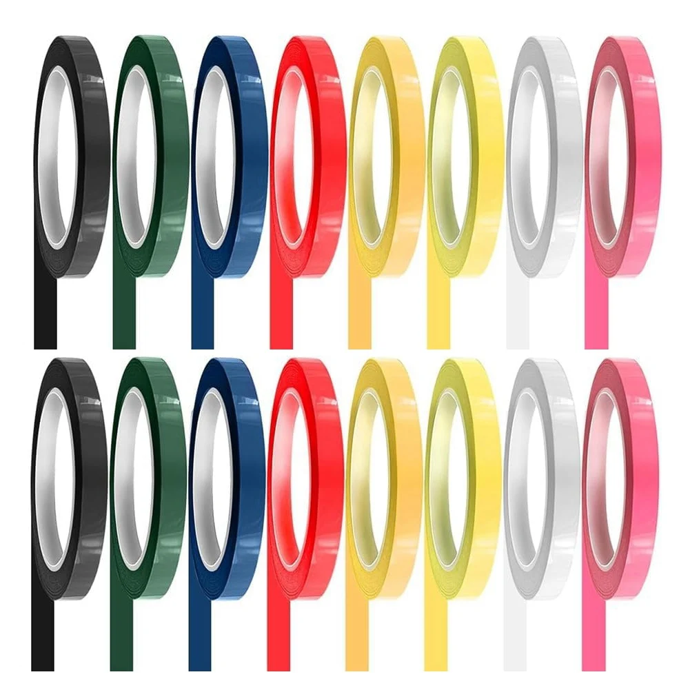 16 Rolls of Autoclave Tape Masking Tape for Instruments Identification, 216 Ft/L X 0.4 In/W Colors Autoclave Tape