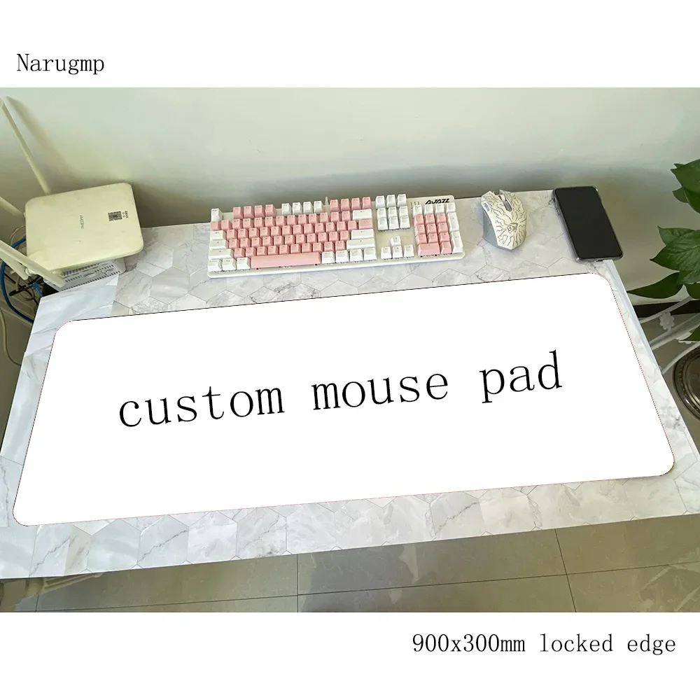 Custom mouse pad gamer big mousepad 900x400mm rubber desk mat Rubber gaming accessories pc game keyboard mats oversized
