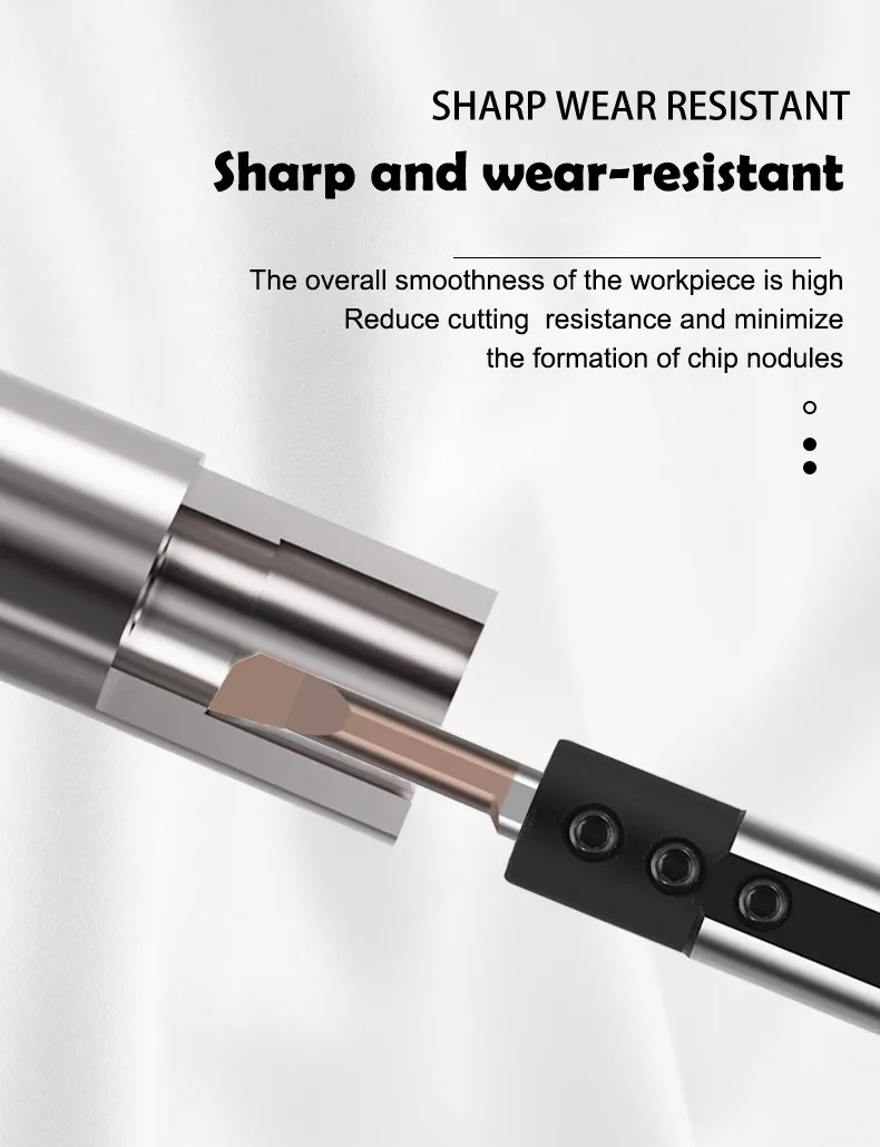 SHAZAM MNR Bohrwerkzeuge mit kleinem Durchmesser, Wolframstahl-Hartmetall-CNC-Maschinen-Bohrwerkzeug, seismisch widerstandsfähiges Innenbohr- und Drehwerkzeug – Detail 6