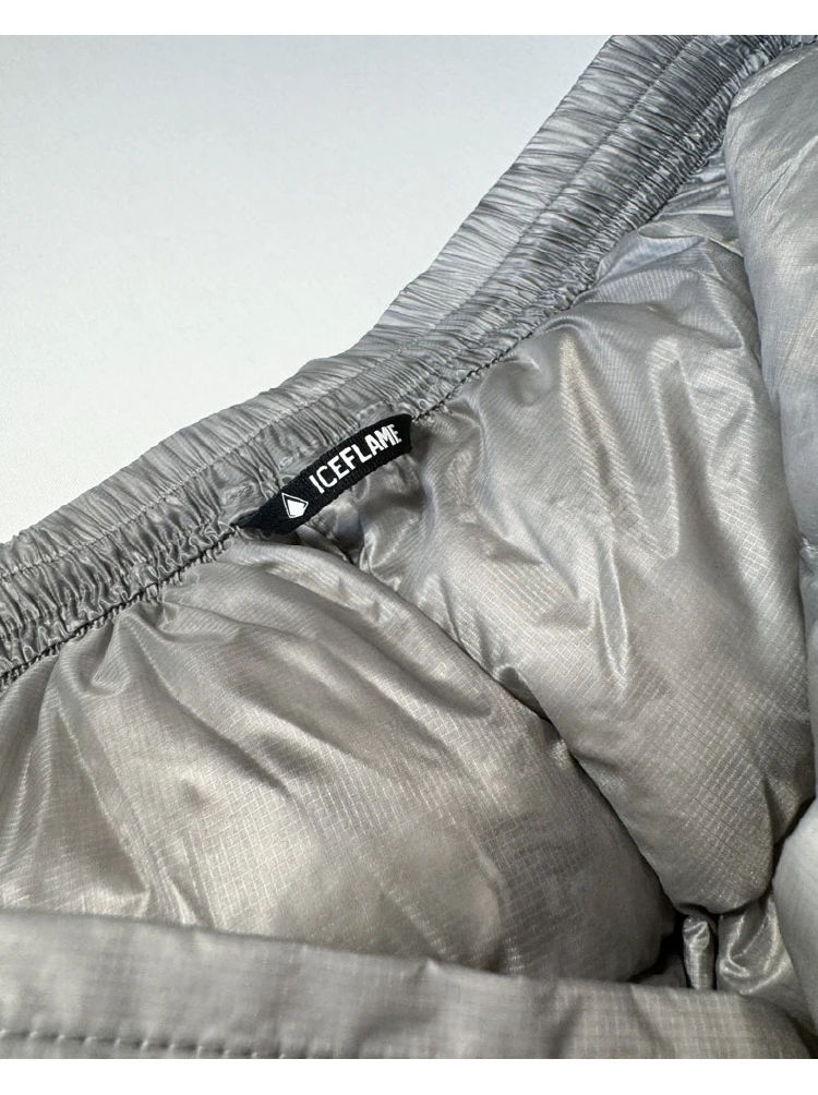 Ice Flame NXT 800FP Daunenhose Outdoor Ultraleichte graue Entendaunenhose Tragbares Camping Wandern Thermo-Innenhose UNISEX – Detail 8