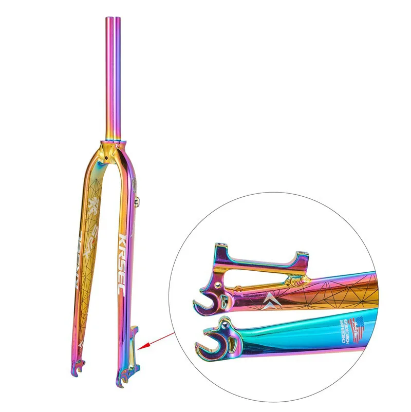 HASSNS MTB-Gabel, starre Fahrradgabel, 26/27,5/29 Zoll, Aluminiumlegierung, Mountainbike-Gabel, gerades Rohr, V-Bremse, MTB-Hartgabel – Detail 38