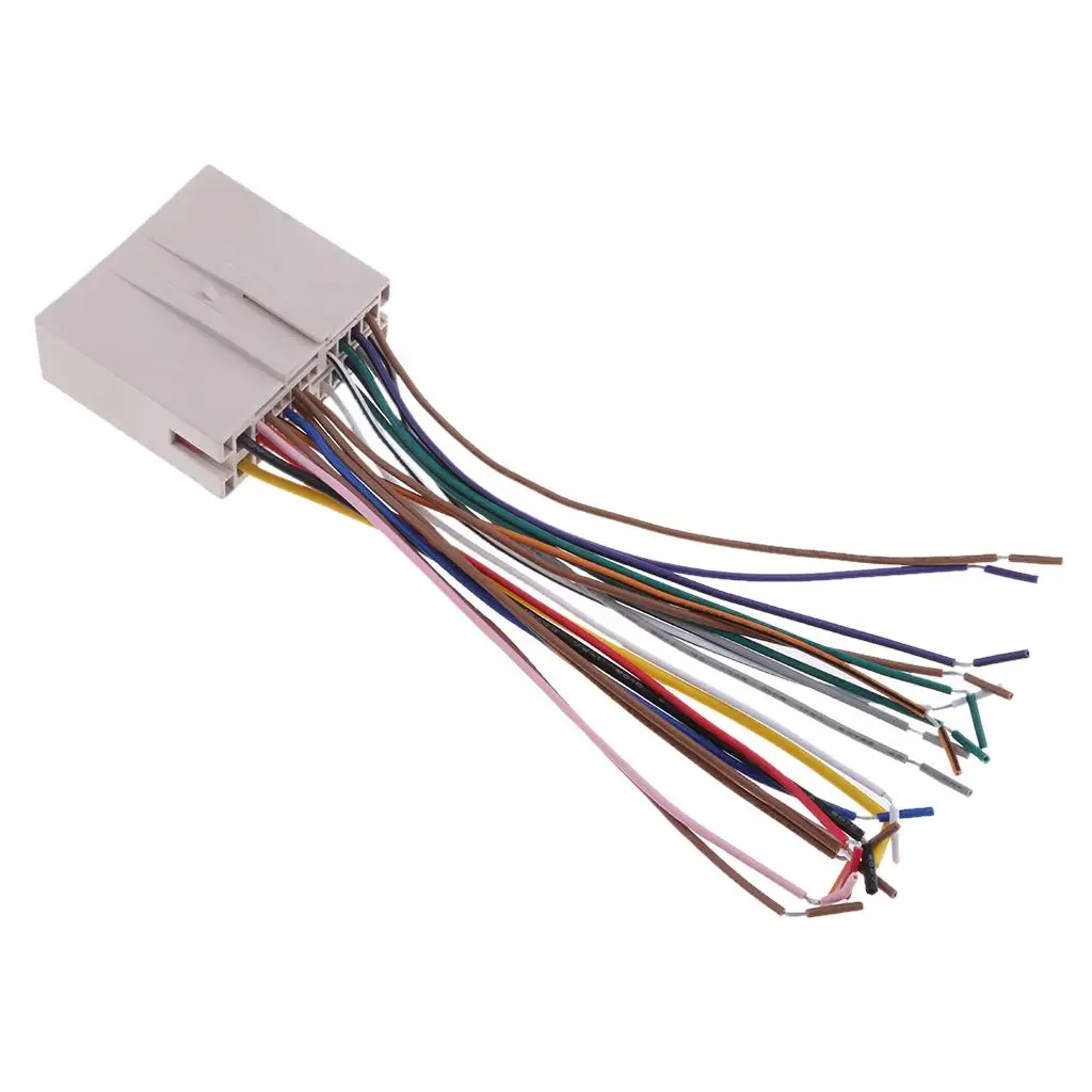 

Audio Car Stereo Wiring Harness CD Player Wire for Ford / Hyundai / Lincoln