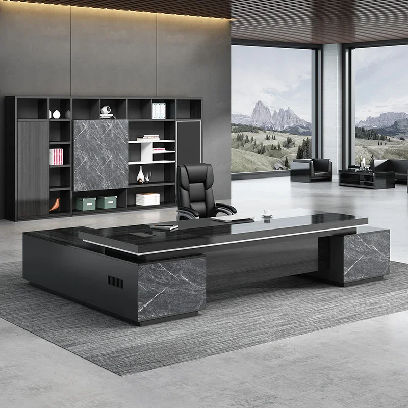 L Shape Storage Drawer Executive Desk Computer Manager Corner Office Desk Luxury Bedroom Furniture Mesa Escrivaninha