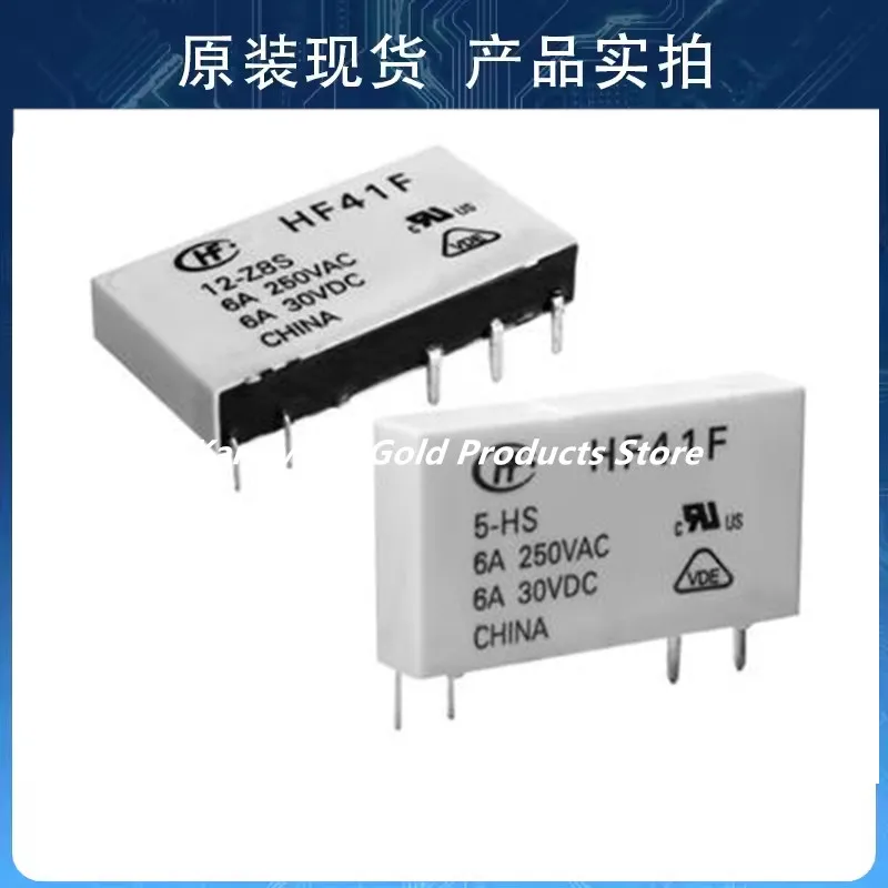 20 قطعة/الوحدة HF41F 5V 12V 24V 60VDC HF41F - 05 012 024 -ZS -HS -ZST -HST HF41F-012-ZS 5PIN 6A HF41F-024-ZS