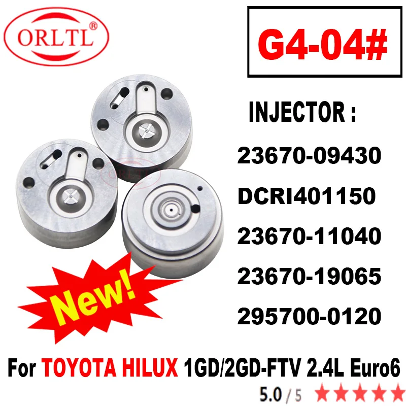 NEW Common Rail G4 Control Valve Plate 04#  For TOYOTA HILUX 1GD/2GD 23670-09430 DCRI401150 23670-11040 23670-19065 295700-0120