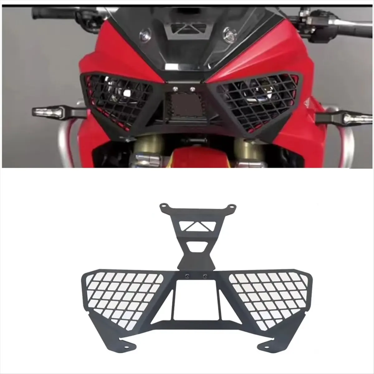 Super Sale Motorcycle Headlight Net Headlight Protection Net Protective Cover Accessories for KOVE X800 800X 2024