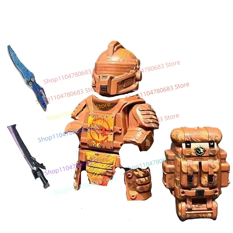 Blocs de construction MOC figurines pour garçons, assemblage de jeu, accessoires d'armure, ornements, jouet, cadeau de vacances