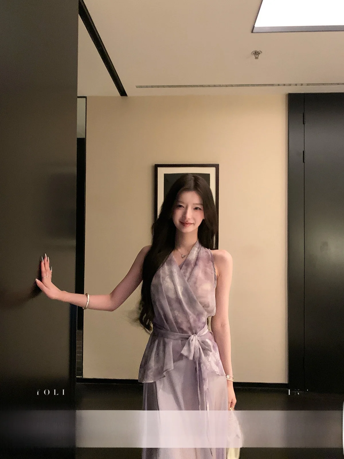 

Комплект YOLI Zhang Yuli: топ с цветочным принтом и юбка, корейский стиль, для офиса и повседневной носки