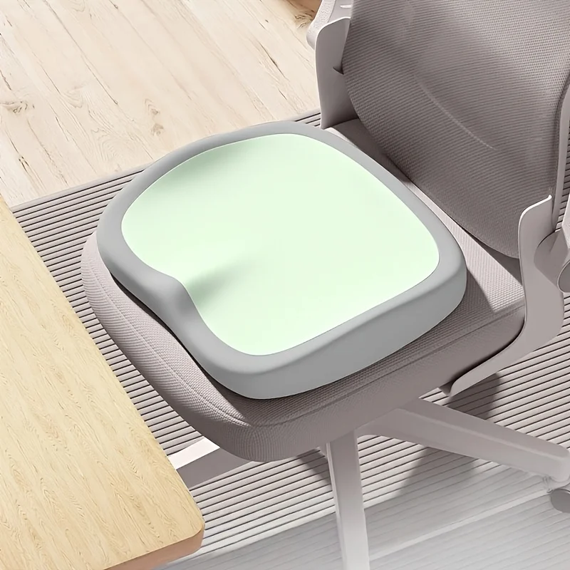Memory Foam Seat Cushion Adjustable Lumbar and Waist Support Pad Portable Chair Mat Suit for Office Home Use Soft Cushion