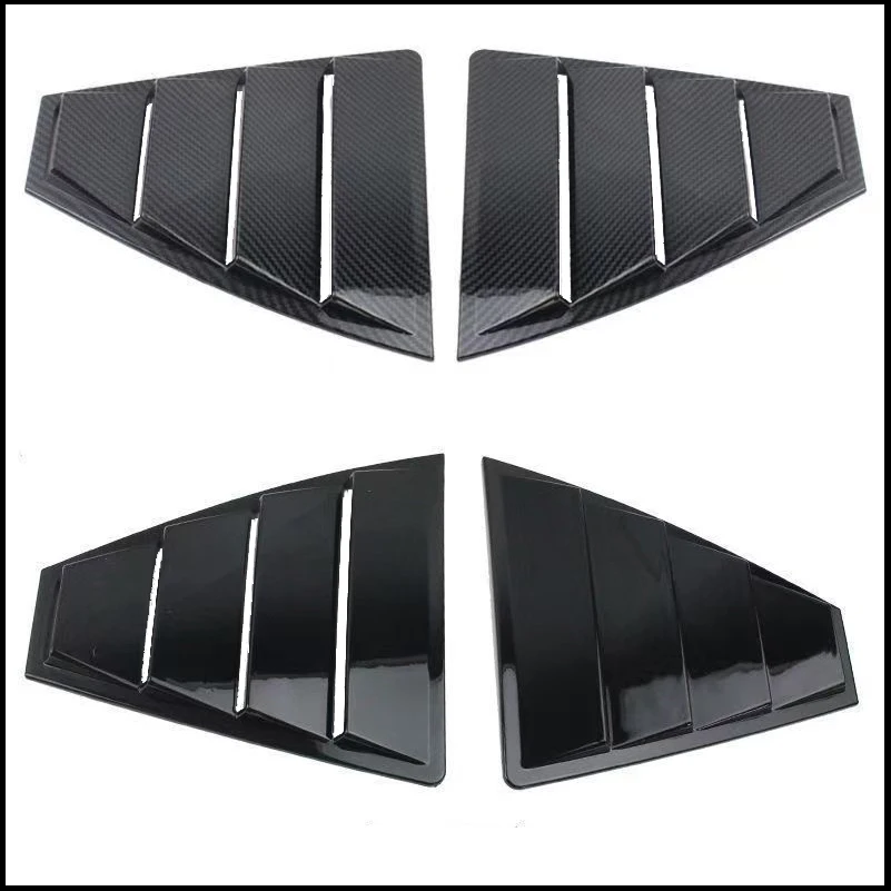 

For Hyundai Elantra 2016-2020 Rear Triangular Window Blind Shades Louver Vent Cover Sticker Trim Car Styling Auto Accessories