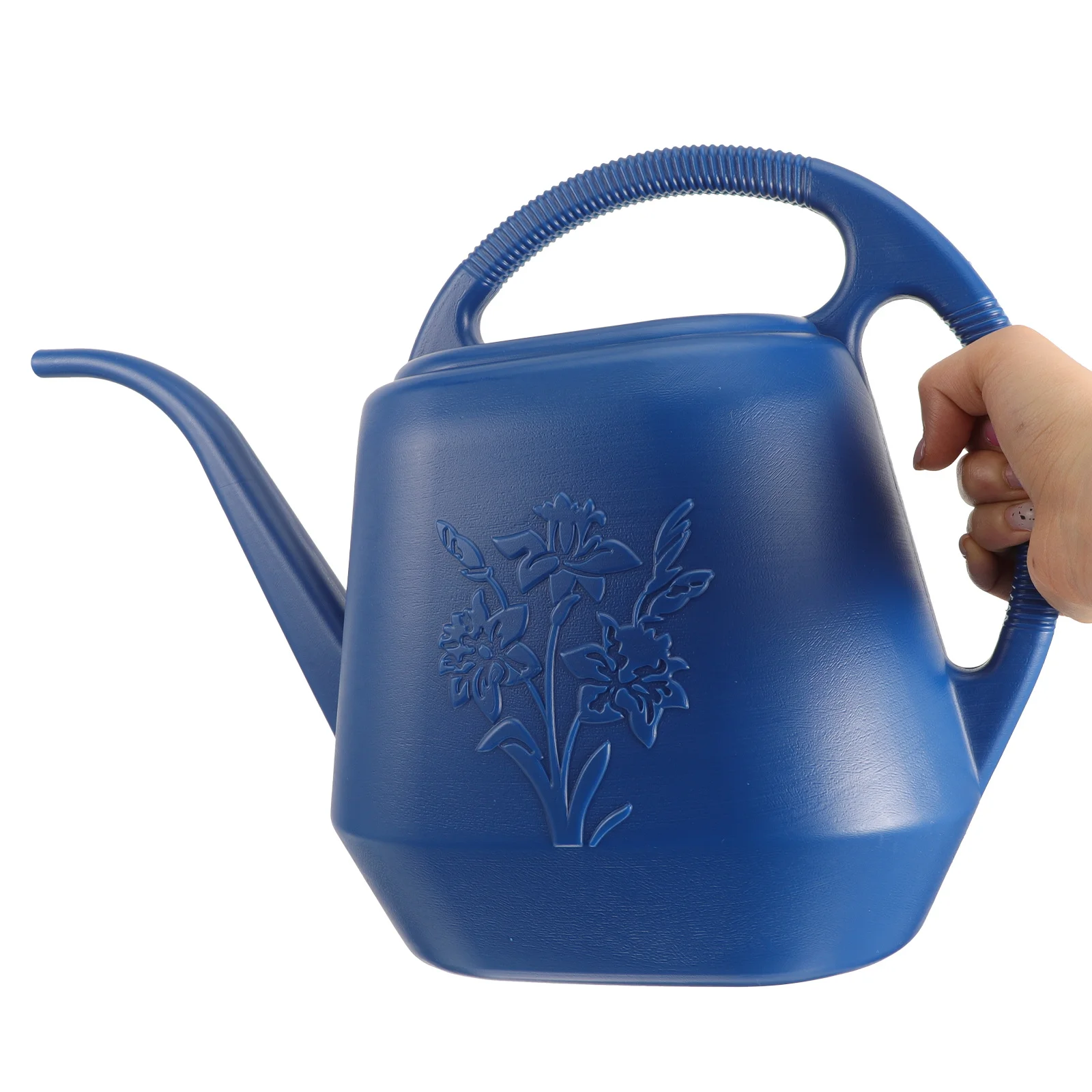 Arrosoir en plastique avec bec Long, grande ouverture, poignée ergonomique pour plantes d'intérieur, bouilloire de jardinage d'herbe, petite