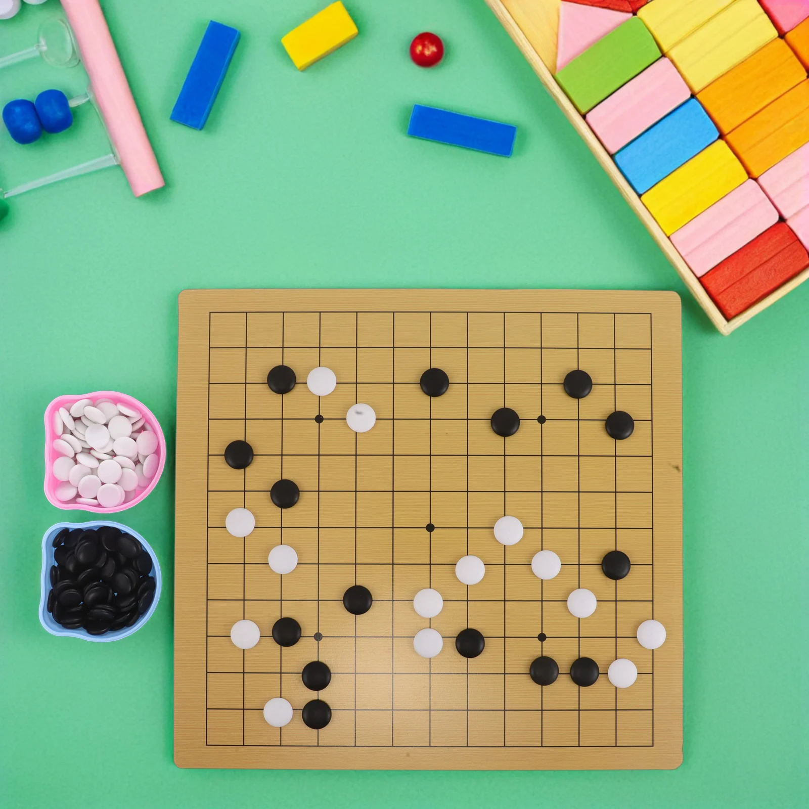 

Игровой набор 's Go, двухсторонняя доска 9x9, 13x13, легкий портативный стратегический шахматный набор для начинающих, семейных путешествий