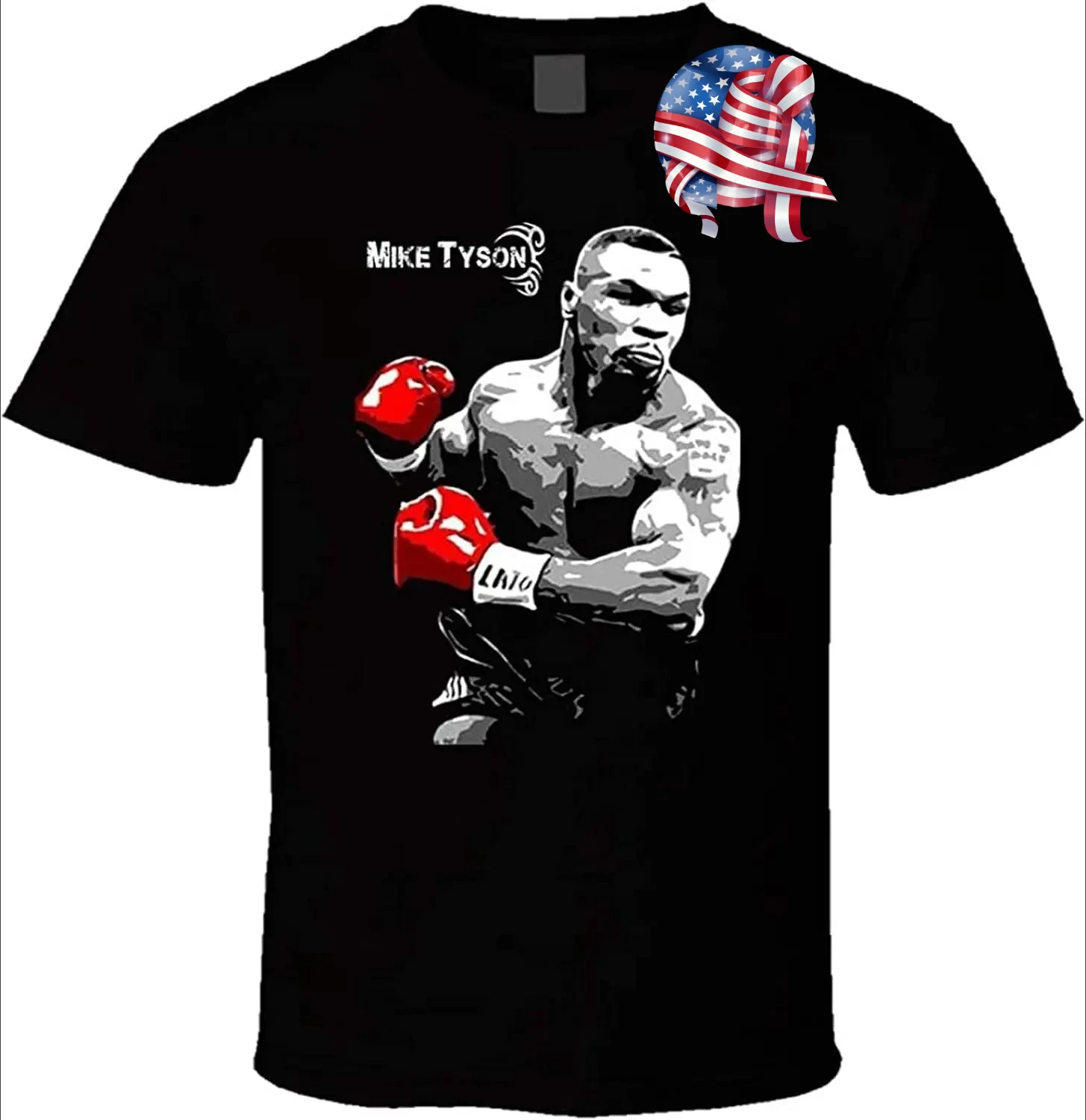 Mike Tyson T-Shirt 100% Cotton O-Neck Summer Short Sleeve Casual Mens T-shirt Size S-3XL