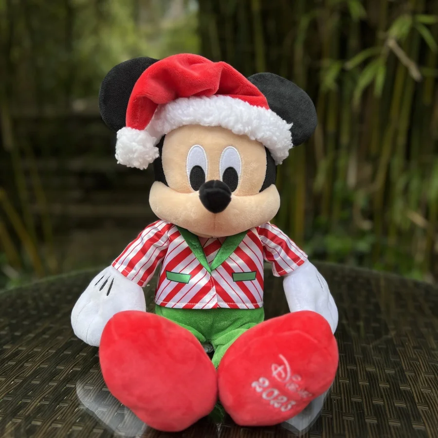 Disney Mickey Minnie Plush Dolls Anime Limited Minnie Dolls Christmas Ornaments Toys Christmas Series Doll Ornaments Child Gift