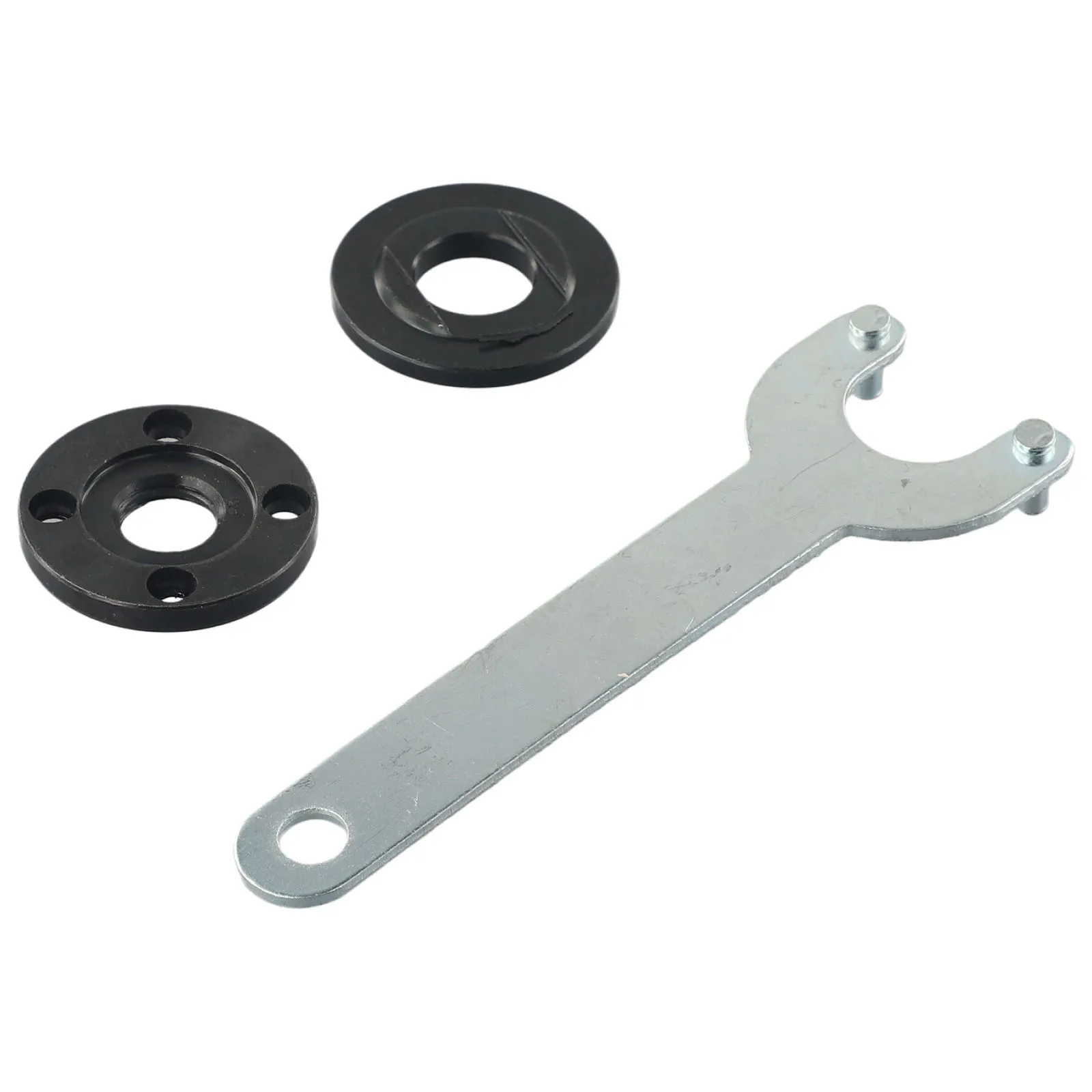 

Thread Replacement Angle Grinder Metal Pressure Plate Inner Outer Flange Nut Set Tools For Spindle Thread With Wrench Tool