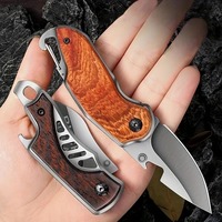Sharp high hardness folding knife, outdoor survival tactics pocket knife, small camping knife EDC knife KR9195﻿