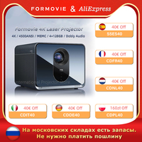 Formovie X5 4K Laser Projector 4500 ANSI Lumens ALDP Android Smart Projector 4+ 128gb Big Memory Home Theater tv Best Projector