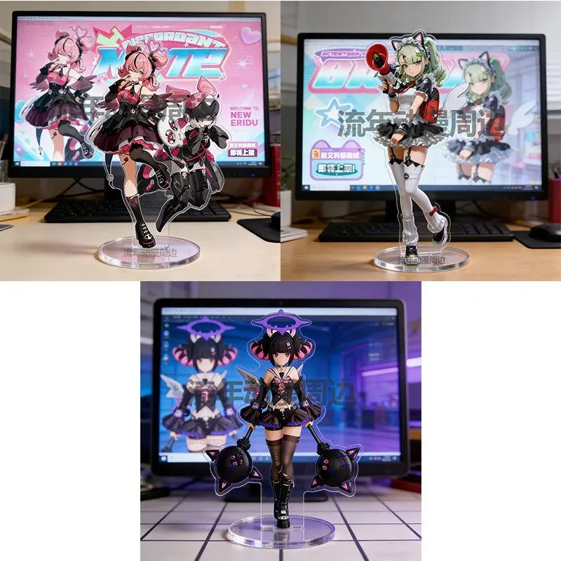 Soporte Acrílico Aria para Figura, Exhibición de Anime, Llavero, Colección Zenless Zone Zero, Decoración de Escritorio, Adorno, Accesorios Nan Gongyu
